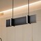 Nuvo Blaine, 38 Inch LED Island Pendant, Matte Black, Acrylic Lens 62/2161 - alternate 6